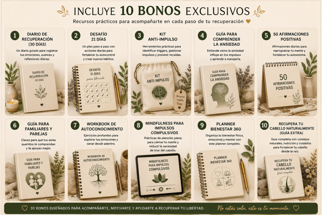 10 Bonos Exclusivos de apoyo y recuperación